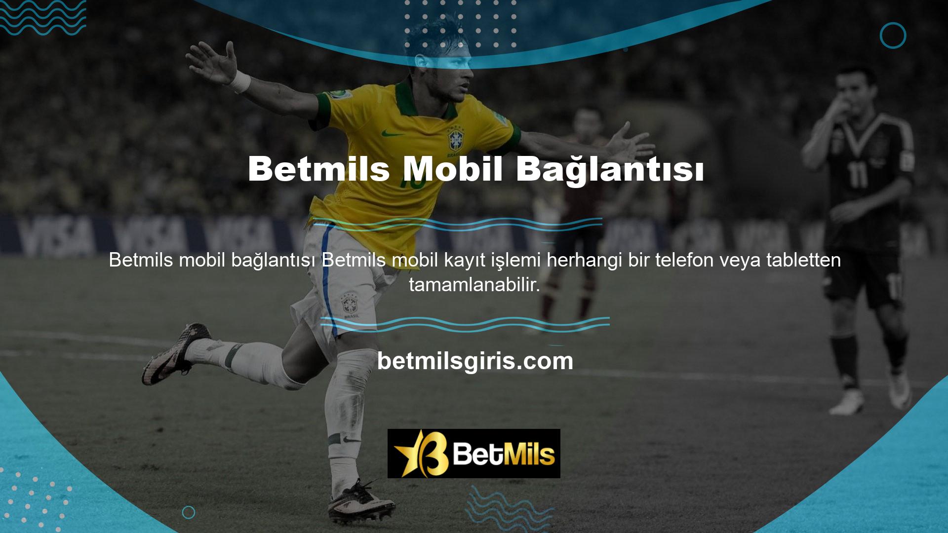 Android cihazınızda Betmils web sitesini kendiniz kullanabilirsiniz